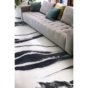 Floor Gres B&w Marble