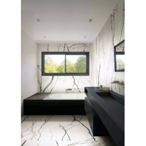 Floor Gres B&w Marble