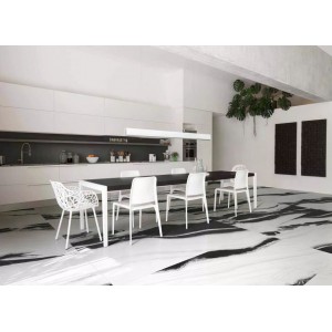Floor Gres B&w Marble